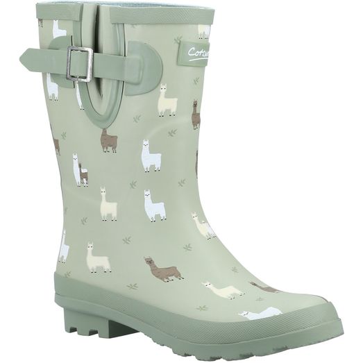 Ladies Cotswold Farmyard Mid Wellington Alpaca