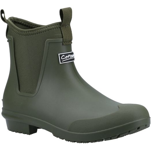 Ladies Cotswold Grosvenor Wellingtons Green
