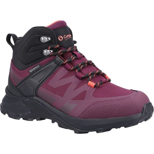 Ladies Cotswold Horton Boots Burgundy