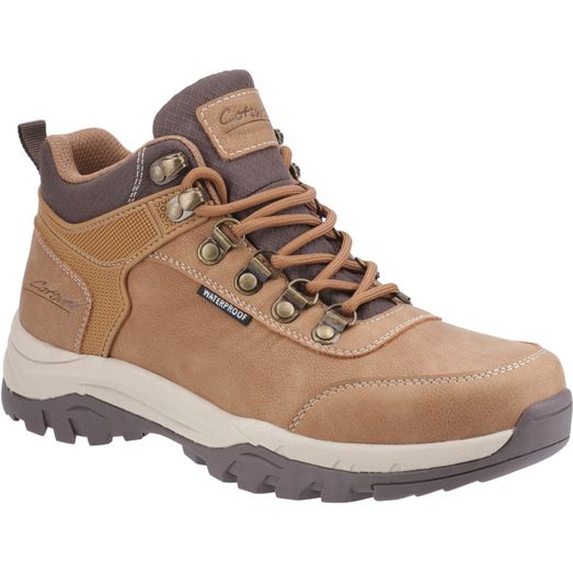 Ladies Cotswold Overbury Hiking Boots Tan