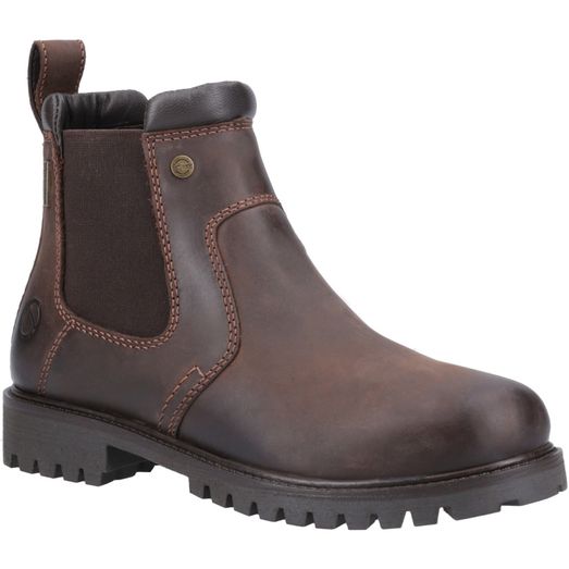 Ladies Cotswold Pamington Ankle Boots Brown