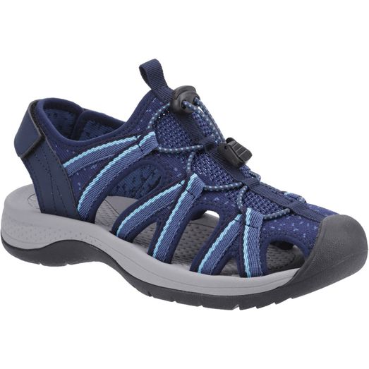 Ladies Cotswold Upton Sandal Navy/Turquoise