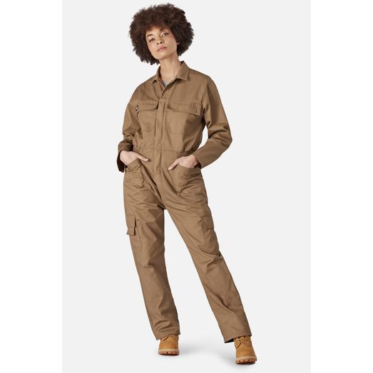 Ladies Dickies Everyday Coverall Antique Penny