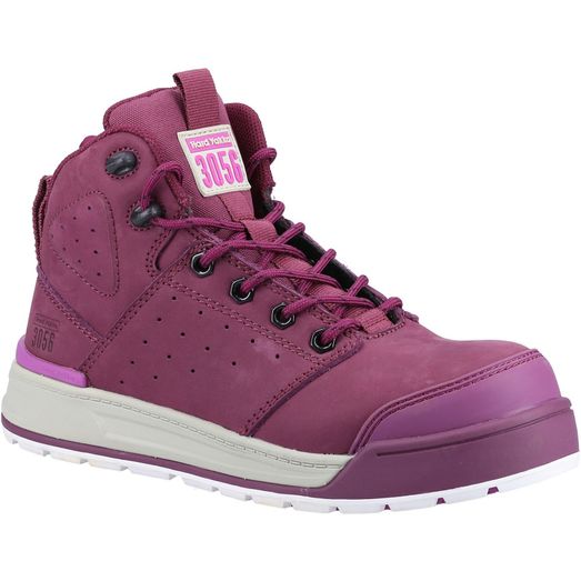 Ladies Hard Yakka 3056 PR Side Zip Safety Boot Shiraz