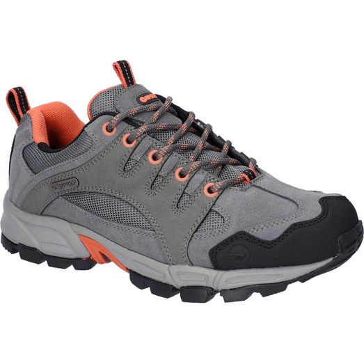 Ladies Hi-Tec Auckland Lite Shoes Steel/Coral/Cool Grey