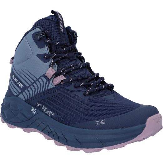 Ladies Hi-Tec Fuse Trail Mid Boots Flintstone