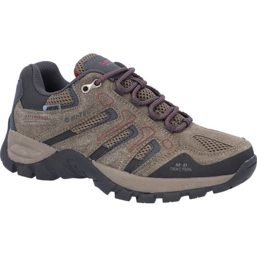 Ladies Hi-Tec Torca Low Boots Dark Taupe/Charcoal