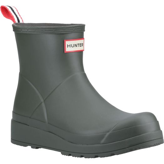 Ladies Hunter Play Short Boot Dark Olive Green