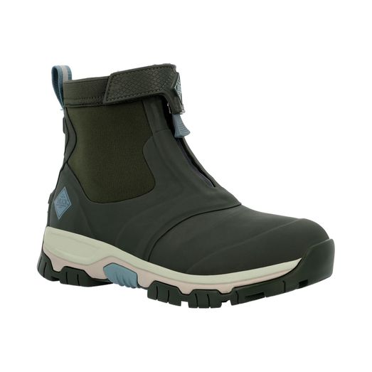 Ladies Muck Boots Apex Mid Zip Wellington Moss