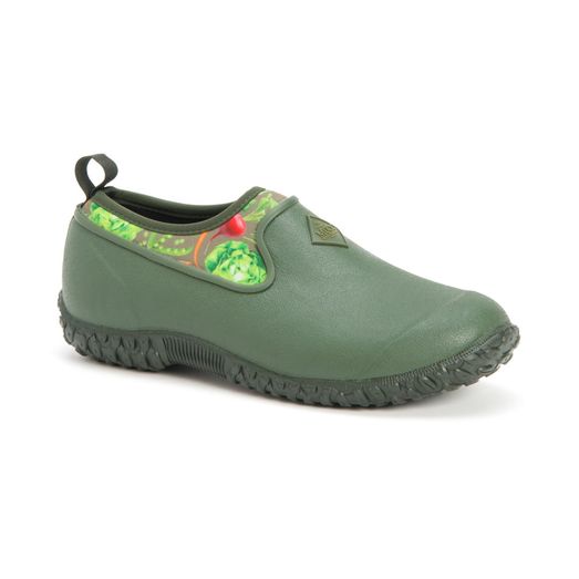 Ladies Muck Boots Muckster II Slip On Shoe Green Veggie Print