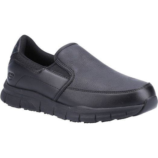 Ladies Skechers Workwear Nampa Annod Occupational Shoes Black