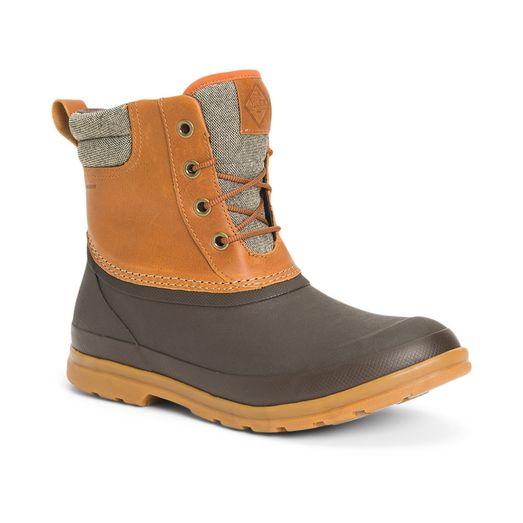 Muck Boots Originals Duck Lace Wellingtons Tan/Dk Brown