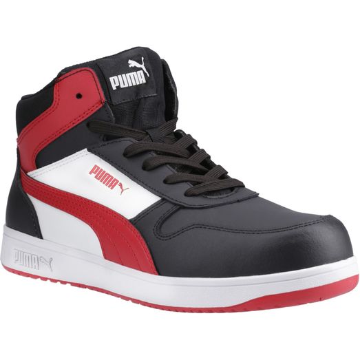 Puma Safety Frontcourt Safety Shoes Black/Red