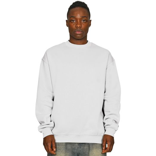Casual Classics Premium Combed 330 Oversize Extended Neck Tall Sweatshirt - Lunar Grey