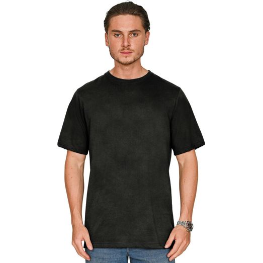 Casual Classics Ringspun Combed 180 Acid Wash Core Tall T-Shirt - Acid Black