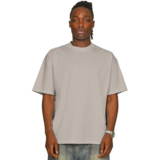Casual Classics Supreme Organic Combed 350 Oversize Extended Neck T-Shirt - Stone
