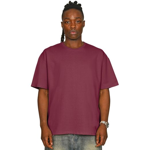 Casual Classics Supreme Organic Combed 350 Oversize T-Shirt - Burgundy