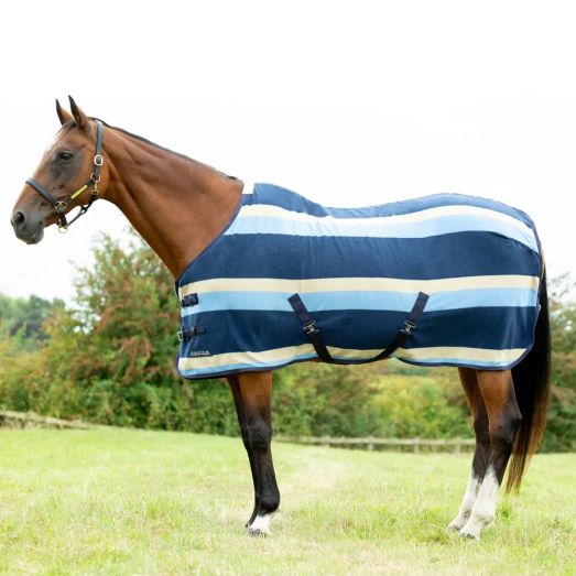 HyCONIC Newmarket Fleece Rug NAVY/BLUE/BEIGE
