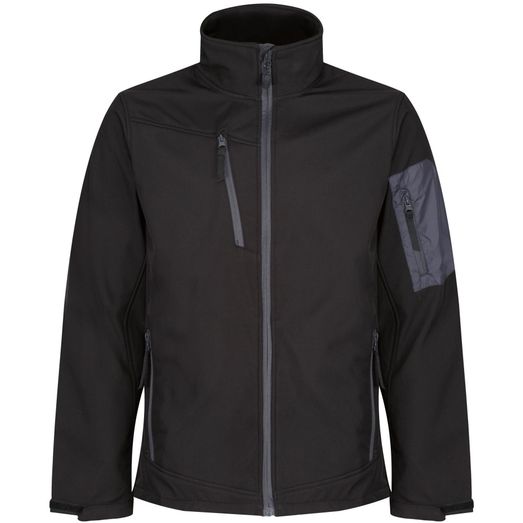 Regatta Professional Arcola 3 Layer Membrane Softshell - Black/Seal Grey