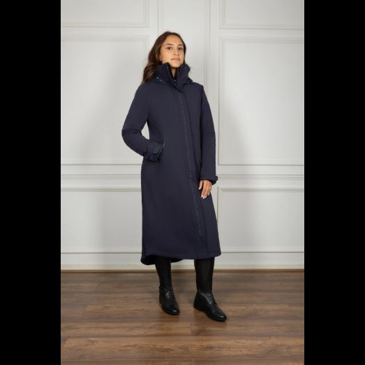 Coldstream Maxton Long Waterproof Coat - Navy