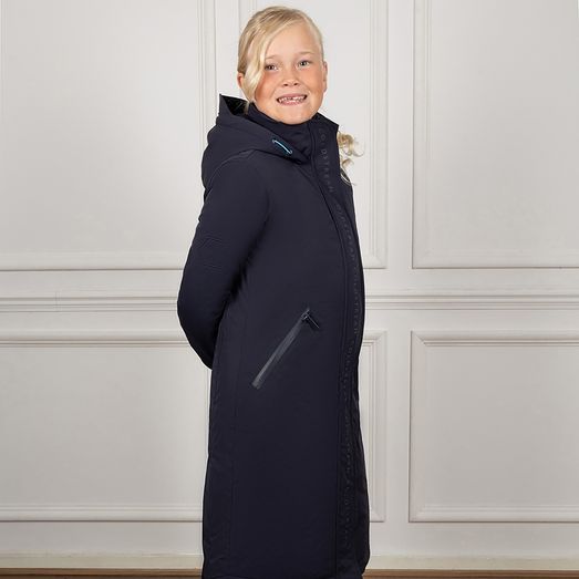 Coldstream Next Generation Maxton Long Waterproof Coat - Navy