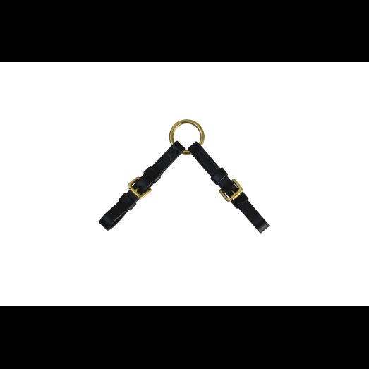 Hy Equestrian Leather Coupling - Black