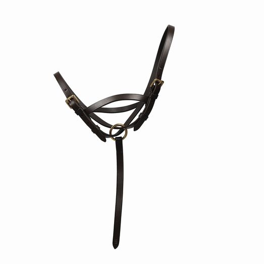 Hy Equestrian Leather Foal Slip - Brown