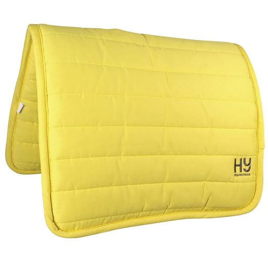 Hy Equestrian Neon Reversible Comfort Pad - Bright Yellow