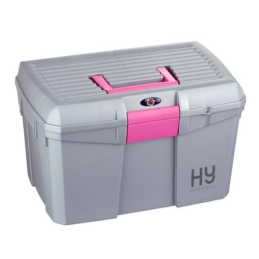 Hy Equestrian Tack Box - Medium - Opal Grey