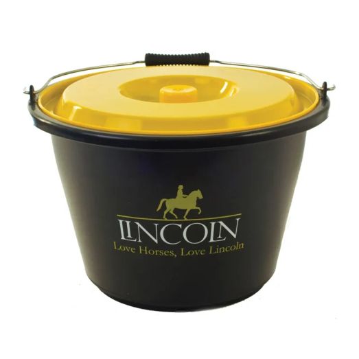 Lincoln Bucket with Lid - Black/Yellow Lid