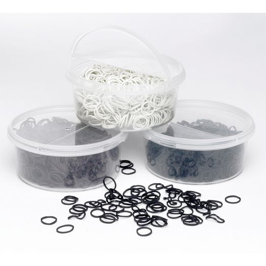 Lincoln Plaiting Bands In Half Open Container