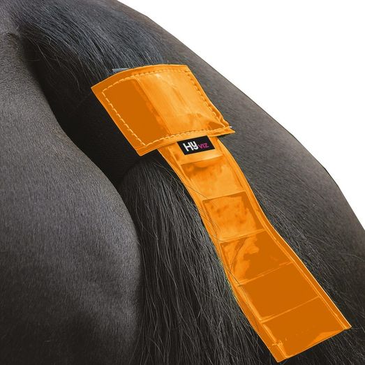Reflector Tail Band by Hy Equestrian - Orange