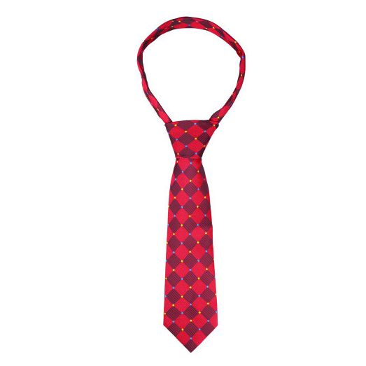 Supreme Products Show Tie - Red/Navy &amp; Yellow Diamonds