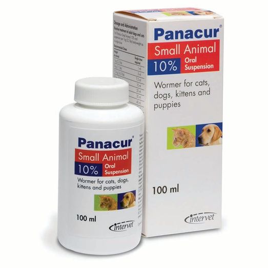 Panacur Liquid Wormer for Dogs &amp; Cats - 10% suspension