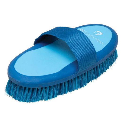 ProGroom Two Tone Body Brush by Hy Equestrian - Blue/Light Blue