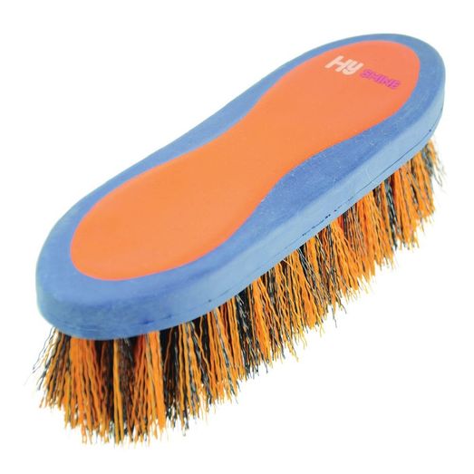 ProGroom Two Tone Dandy Brush by Hy Equestrian - Navy/Orange