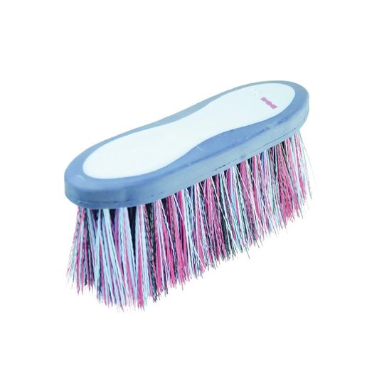 ProGroom Two Tone Long Bristle Dandy Brush by Hy Equestrian - Blue/Light Blue