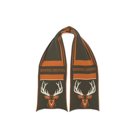 Waring Brooke Majestic Stag Scarf - Olive