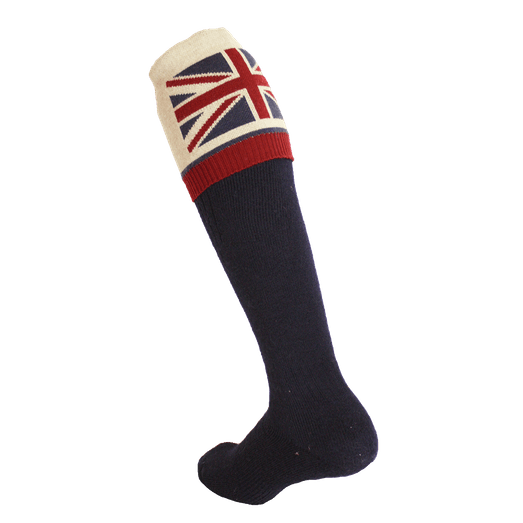 Waring Brooke Union Jack Socks - Navy