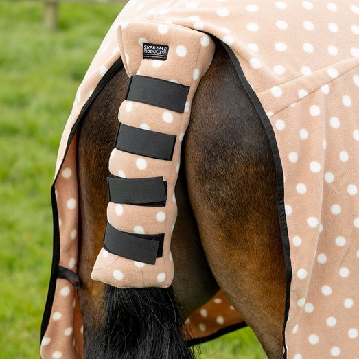 Supreme Products Dotty Fleece Tail Guard - Luxurious Latte - Pony