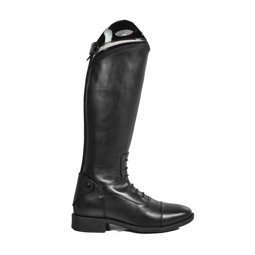 Brogini Kb44 Como Piccino Riding Boots Wide Child Patent Stripe