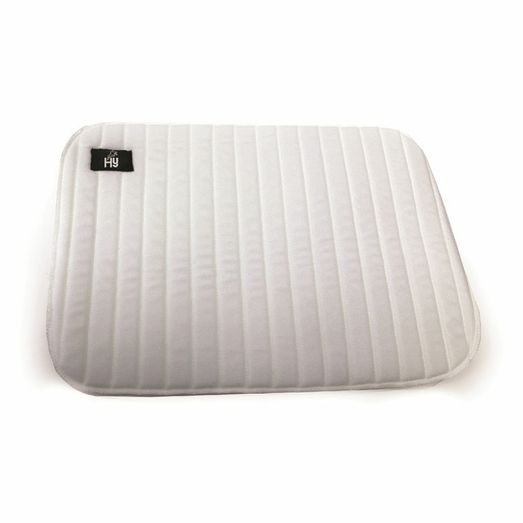 Hy Equestrian Foam Leg Pads - White