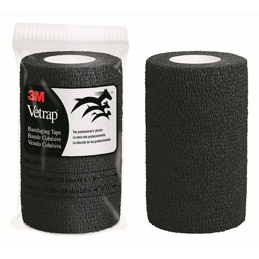 3M Vetrap™ Equine Cohesive Bandage - Black