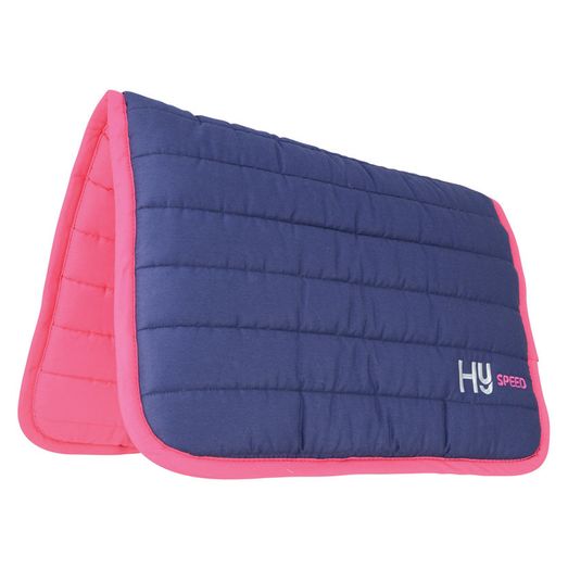 Hy Equestrian Reversible Two Colour Saddle Pad - Purple/Lilac
