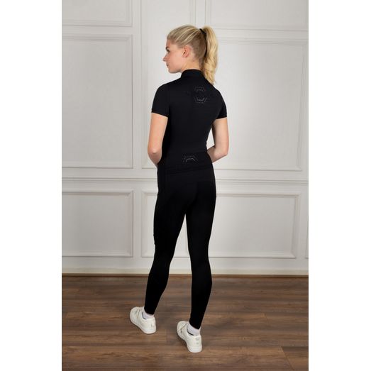 Coldstream Hamilton Sparkle Sports Top Black
