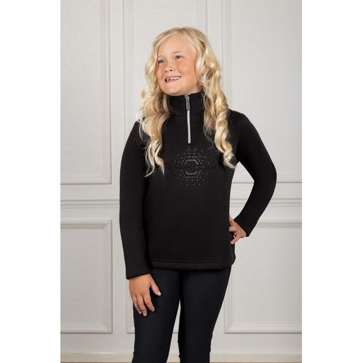 Coldstream Next Generation Hamilton Sparkle Quarter Zip Black