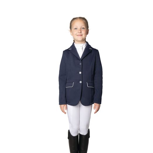 Hy Equestrian Children'S Roanne Competition Jacket Navy