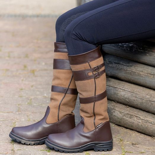 Hy Equestrian Edale Long Country Boot Brown