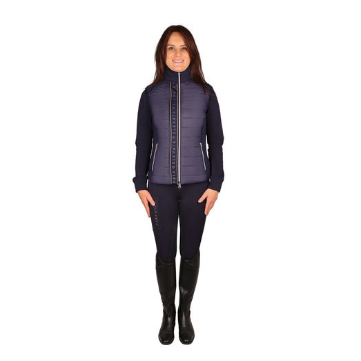 Hy Equestrian Elevate Allure Gilet Navy/Gun Metal Grey