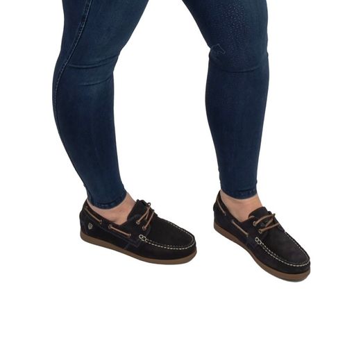 Hy Equestrian Savona Deck Shoes Navy
